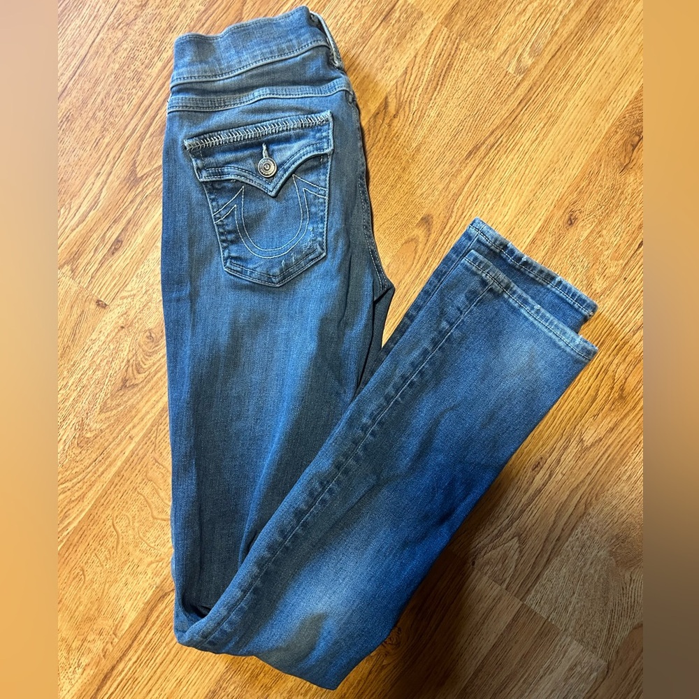 True Religion Cora Mid Rise Straight